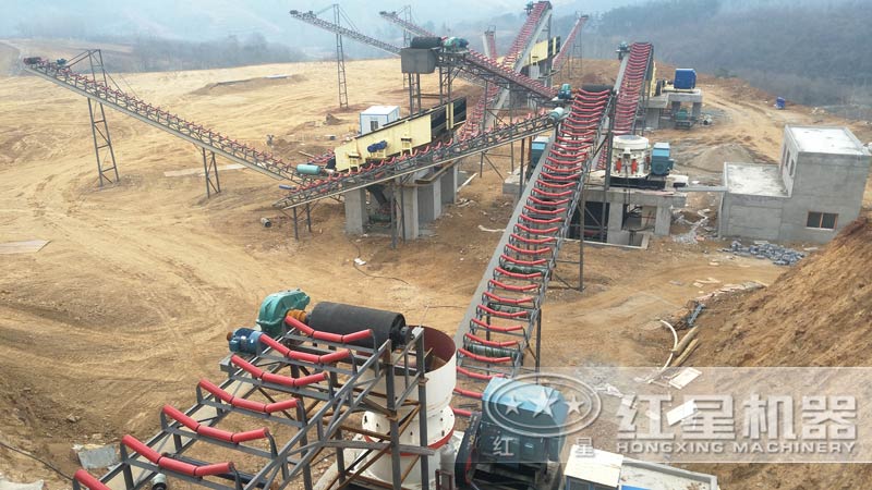 圓錐破碎機生產線安裝現(xiàn)場