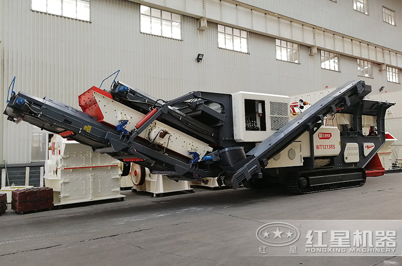 花崗巖石制砂、場地有限怎么辦？這臺移動制沙機幫你搞定