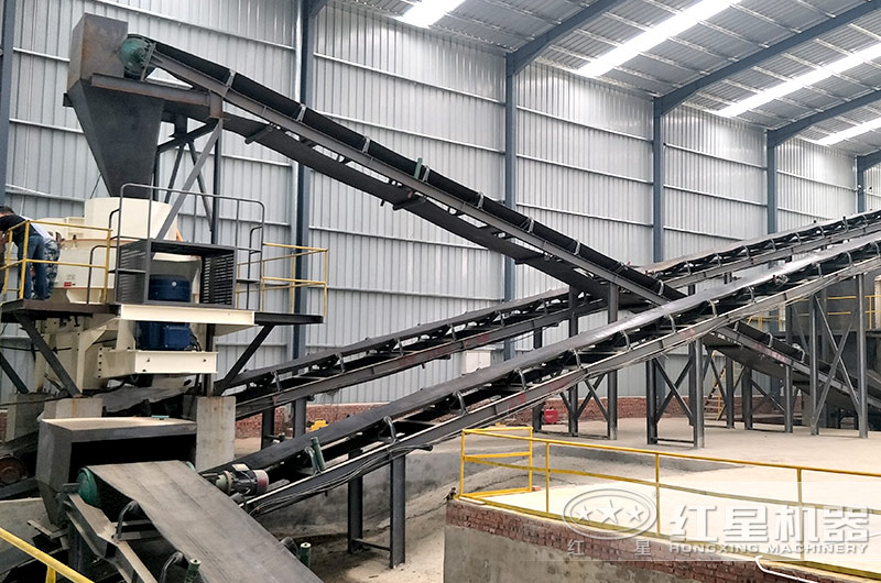 VSI制砂機現(xiàn)場實拍，室內(nèi)生產(chǎn)更環(huán)保