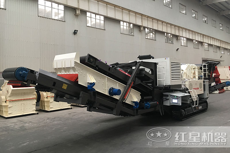 移動(dòng)式煤矸石制砂設(shè)備，移動(dòng)式破碎站