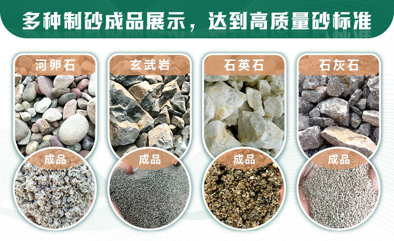 什么樣的石頭適合制砂？制沙生產(chǎn)線如何配置？