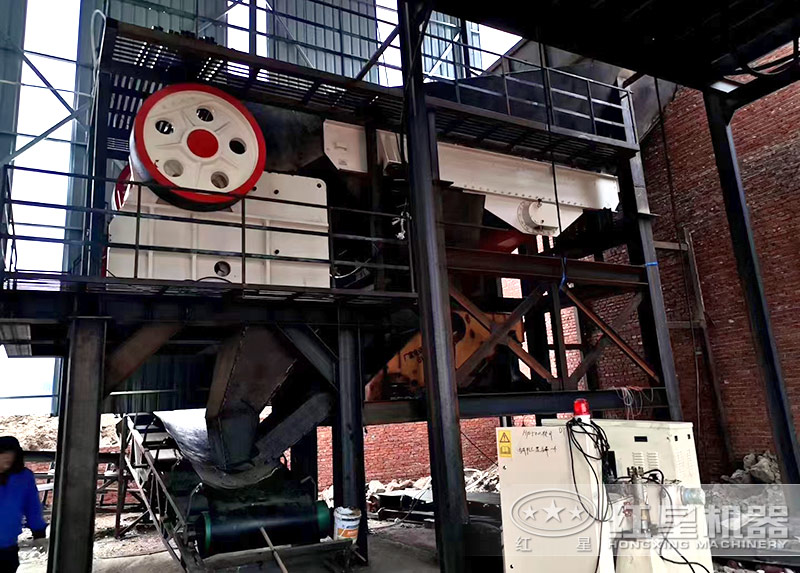 57鄂式破碎機(jī)一小時(shí)可以產(chǎn)多少，附生產(chǎn)線案例