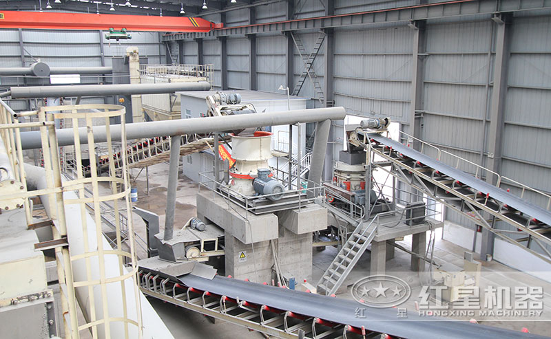 圓錐碎石機(jī)產(chǎn)量高，生產(chǎn)線必備設(shè)備