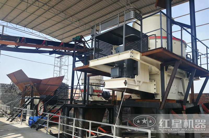 干法制砂生產客戶現(xiàn)場